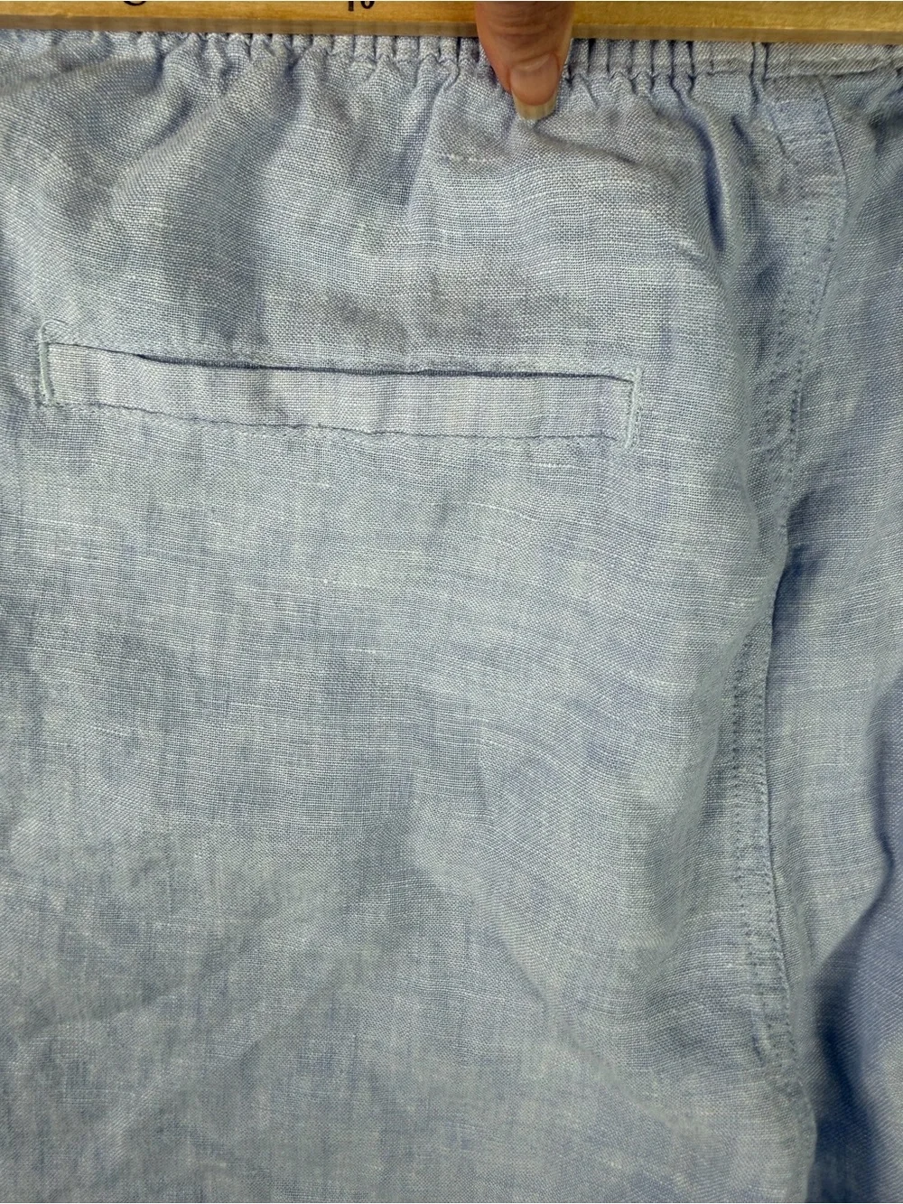 C&C California Chambray Drawstring Shorts in Light Blue - Perfect XL